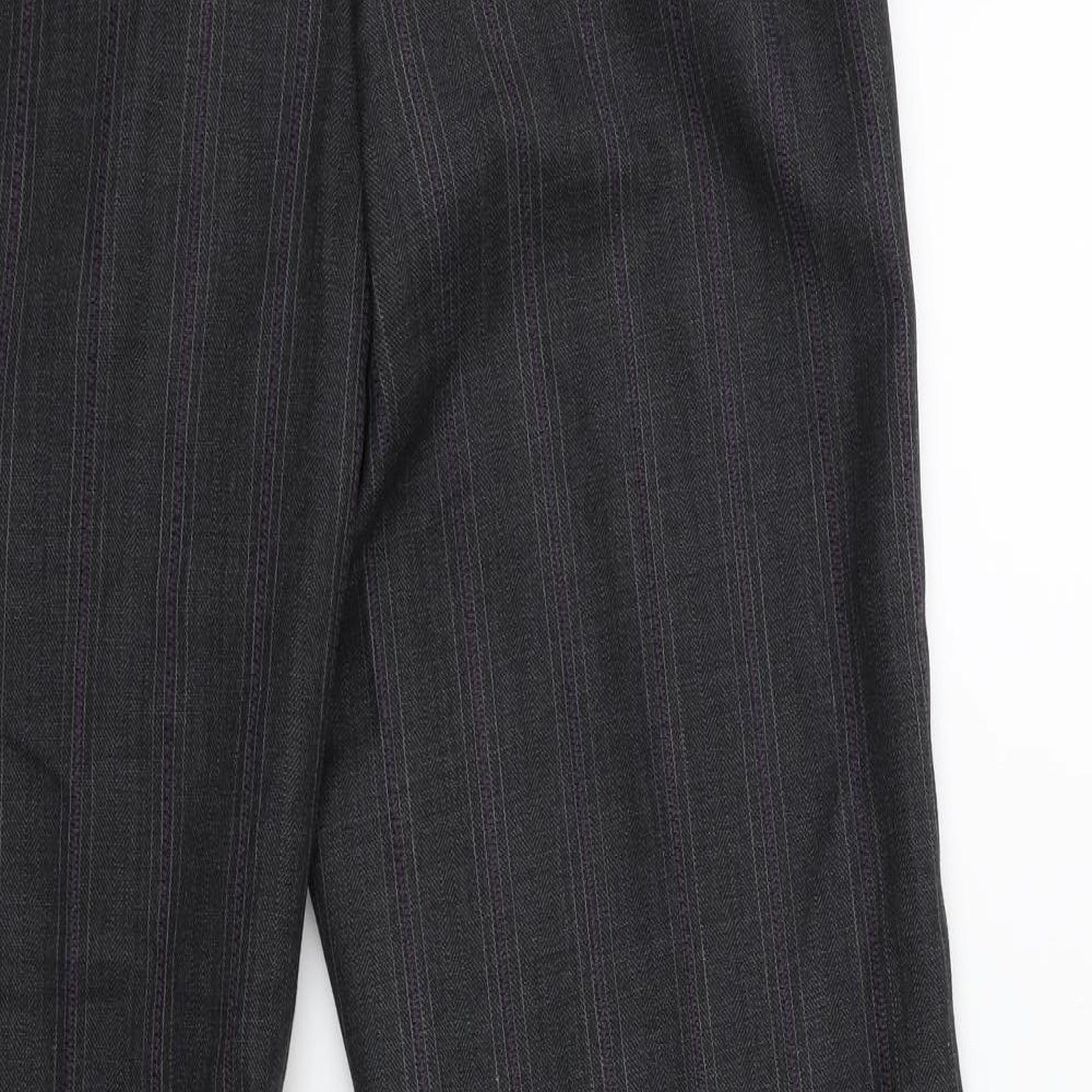 NEXT Womens Blue Striped  Trousers  Size 10 L30 in