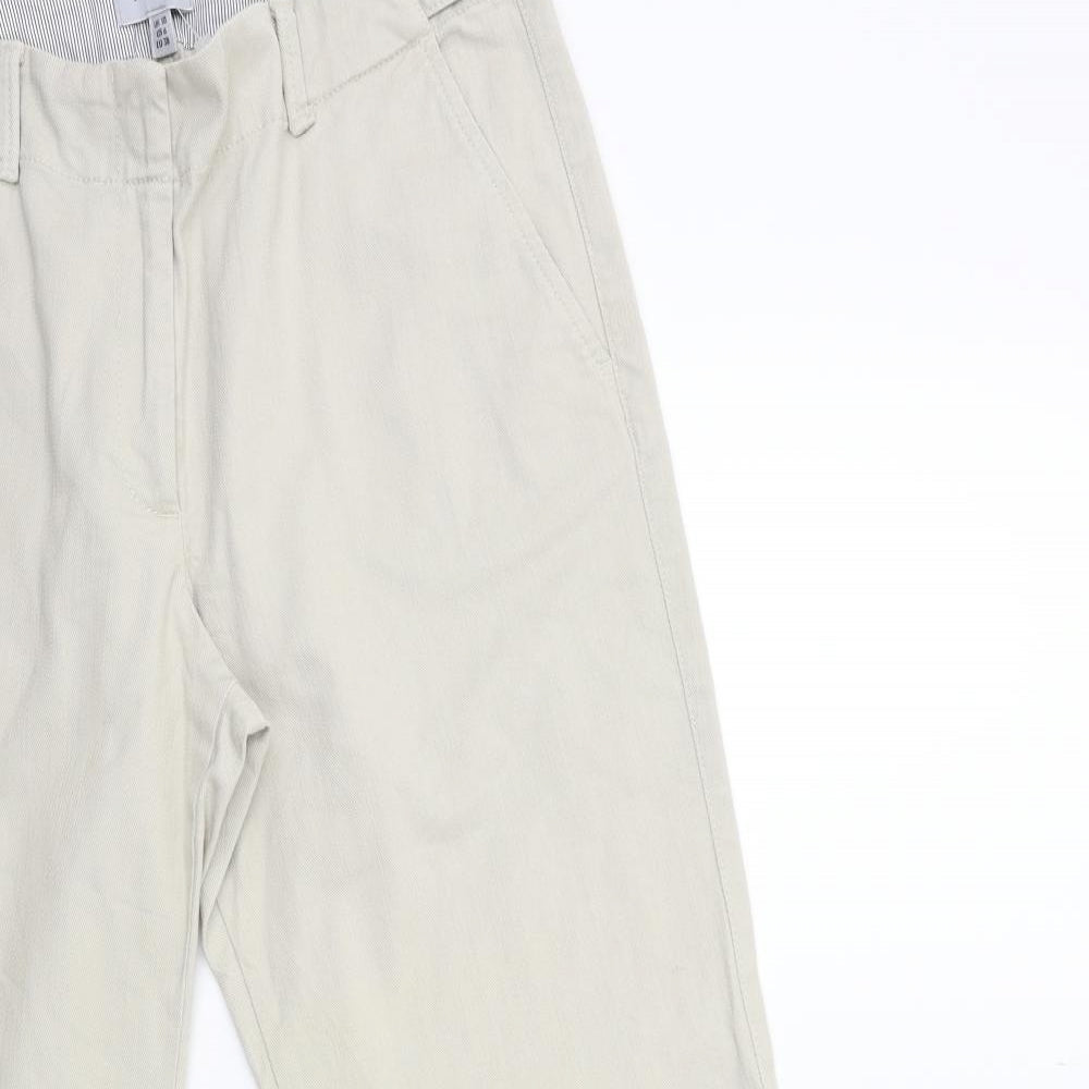 Jigsaw Womens Beige  Denim Straight Jeans Size 10 L25 in