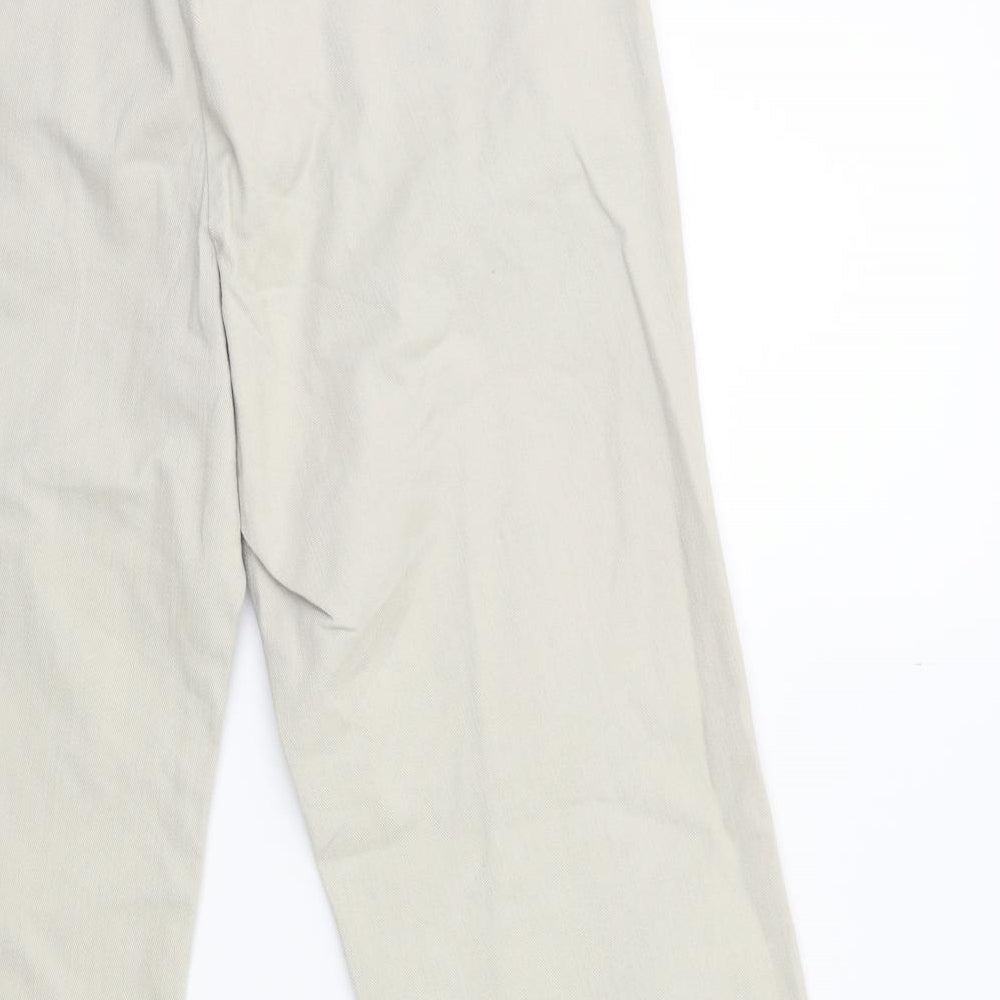 Jigsaw Womens Beige  Denim Straight Jeans Size 10 L25 in