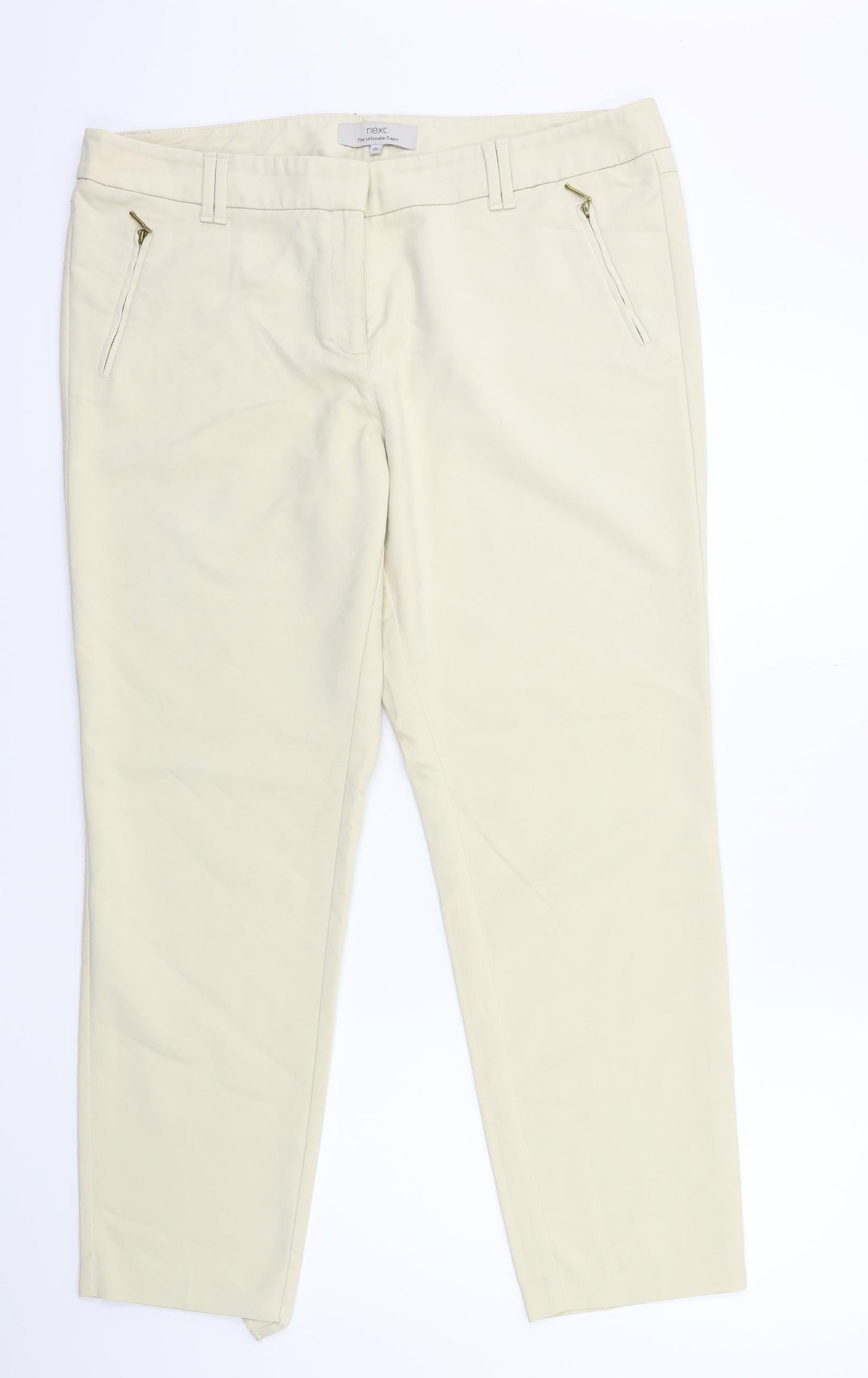 NEXT Womens Beige   Trousers  Size 18 L29 in