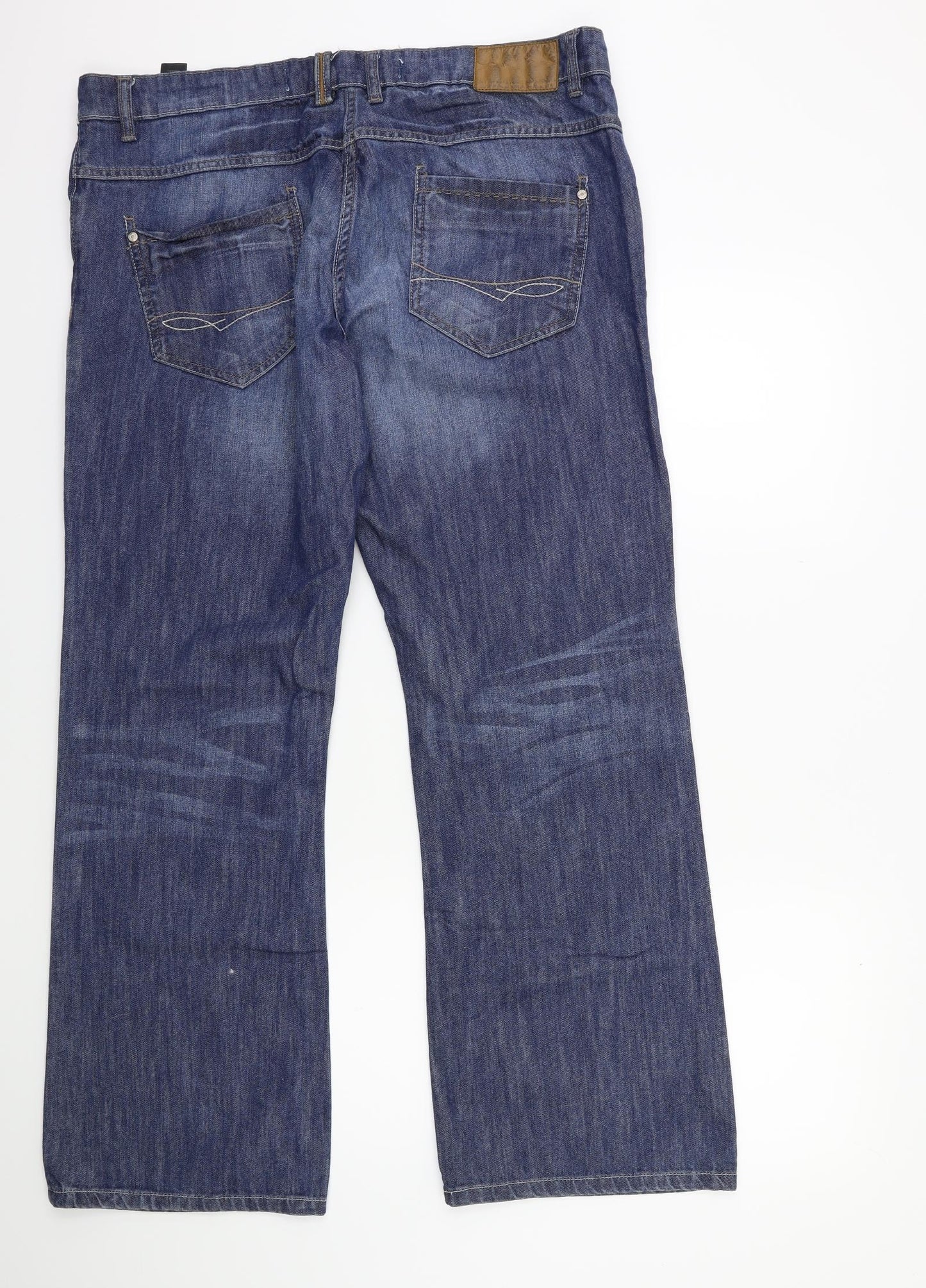 NEXT Womens Blue  Denim Flared Jeans Size 18 L31 in