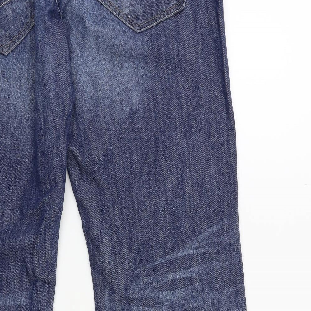 NEXT Womens Blue  Denim Flared Jeans Size 18 L31 in