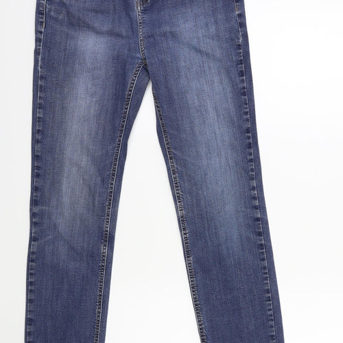 Per Una Womens Blue  Denim Skinny Jeans Size 10 L28 in