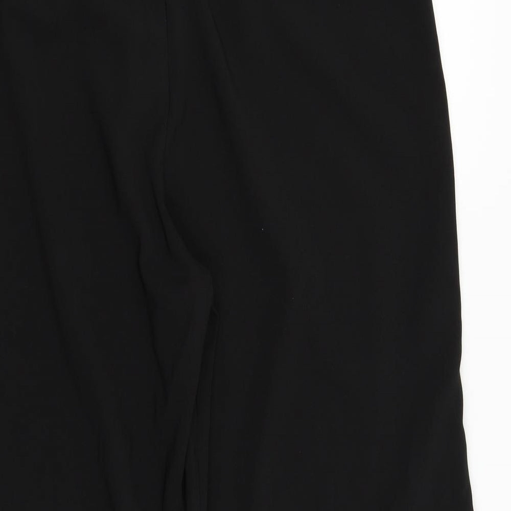 Preworn Womens Black   Trousers  Size 22 L22 in