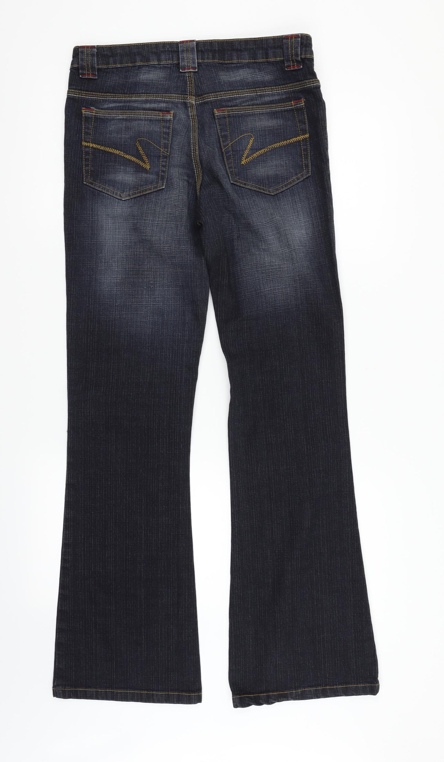 deniem co Womens Black   Straight Jeans Size 10 L31 in