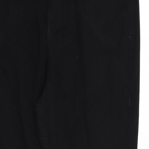 Marks and Spencer Womens Black   Straight Jeans Size 16 L28 in