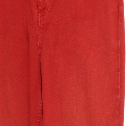 Joules Womens Red   Straight Jeans Size L L28 in