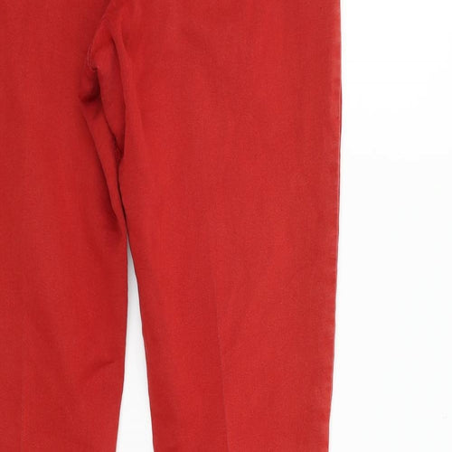Joules Womens Red   Straight Jeans Size L L28 in