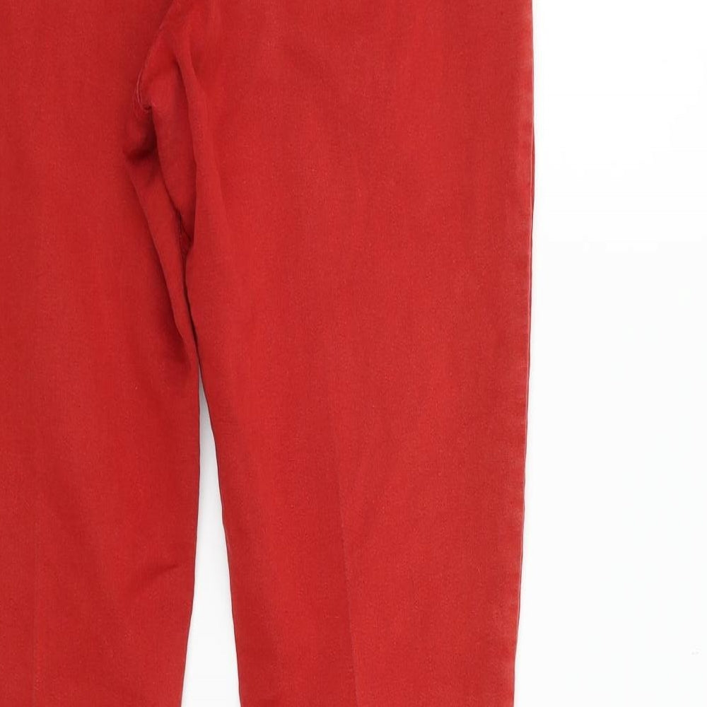 Joules Womens Red   Straight Jeans Size L L28 in