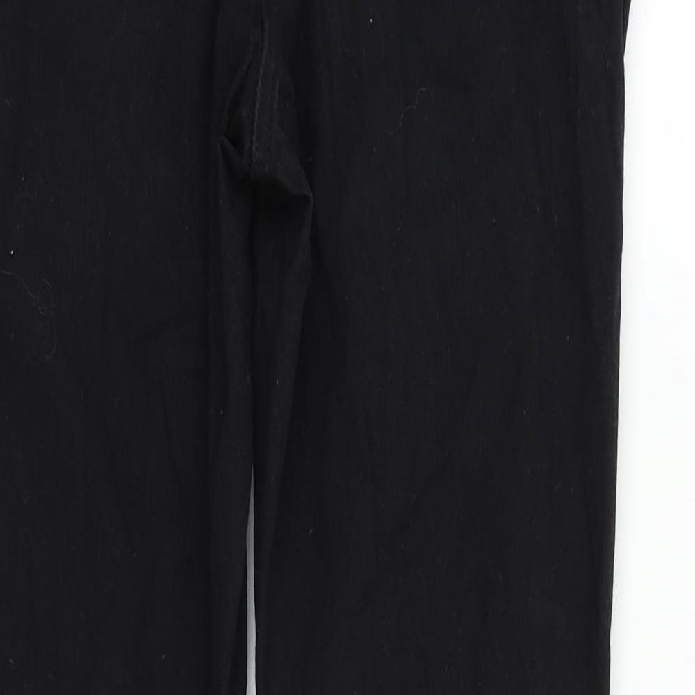 NEXT Womens Black   Straight Jeans Size 12 L28 in