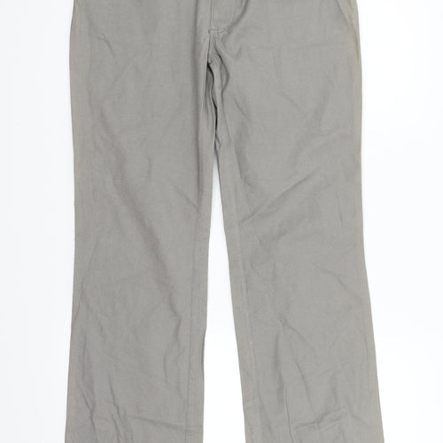 Blurr Womens Grey   Straight Jeans Size L L33 in