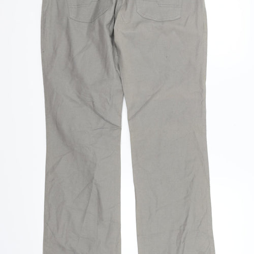 Blurr Womens Grey   Straight Jeans Size L L33 in