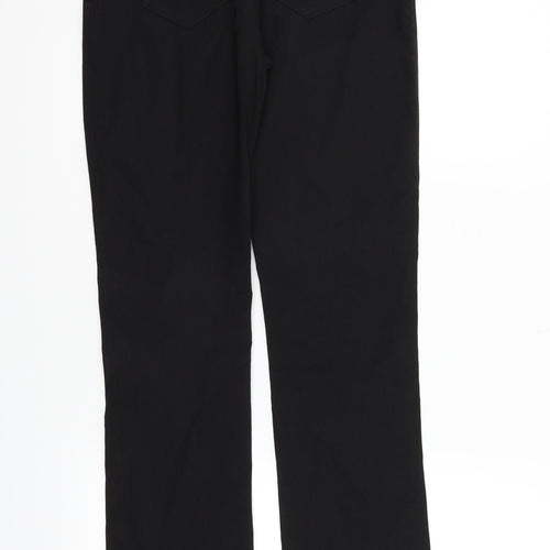 Preworn Womens Black   Trousers  Size 10 L30 in