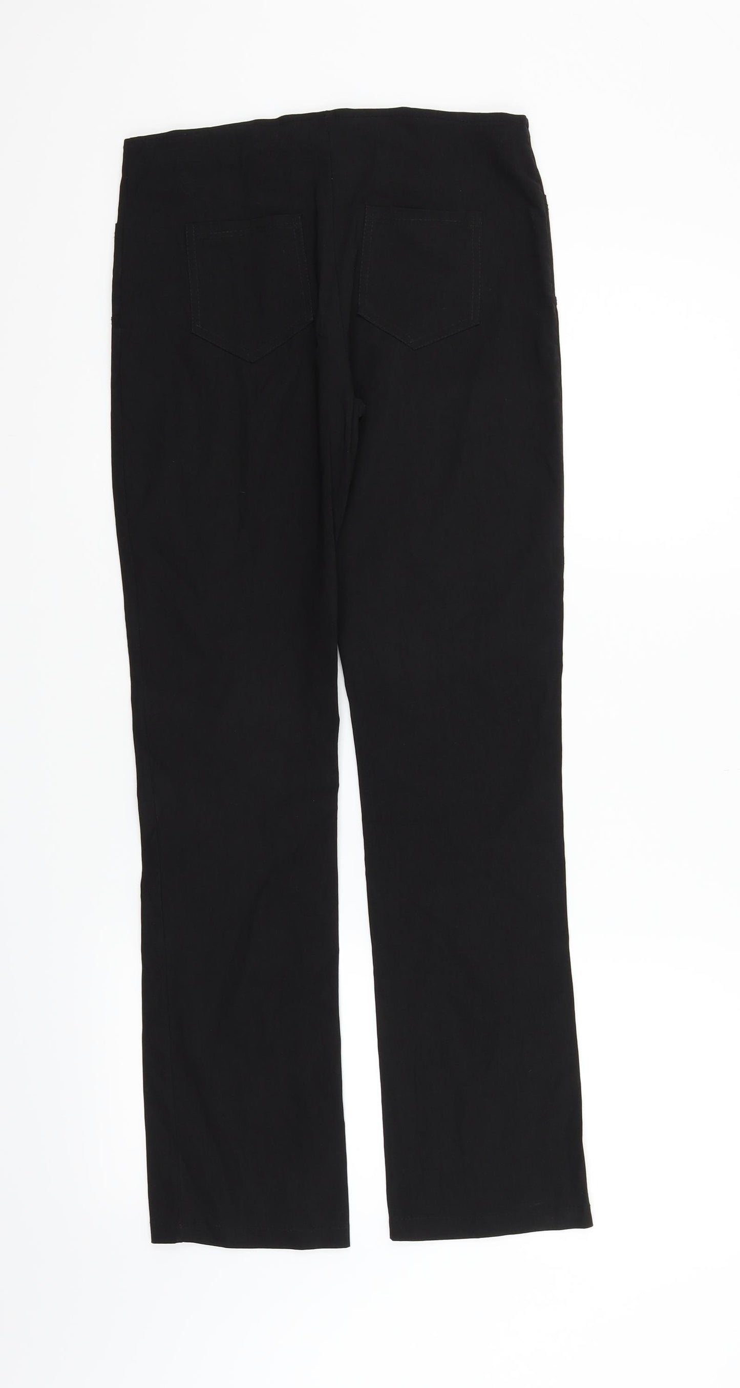 Preworn Womens Black   Trousers  Size 10 L30 in