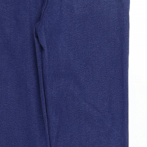Bonmarche Womens Blue Houndstooth  Straight Jeans Size 12 L26 in