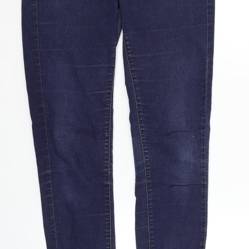 Marks and Spencer Womens Blue   Straight Jeans Size 10 L30 in