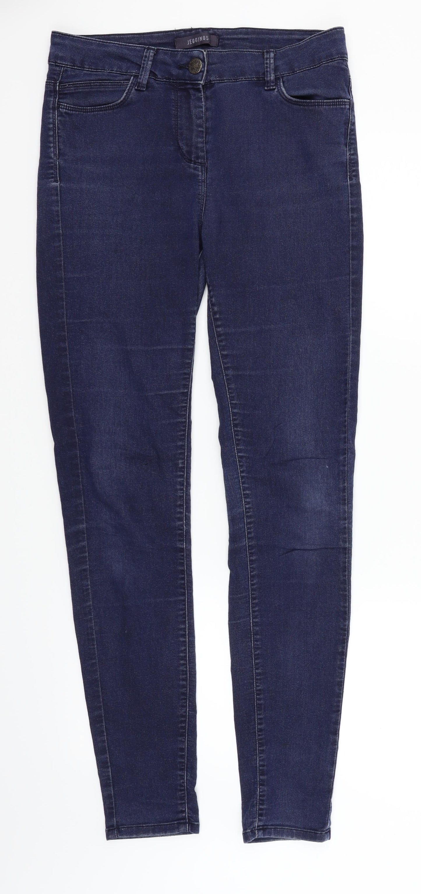 Marks and Spencer Womens Blue   Straight Jeans Size 10 L30 in