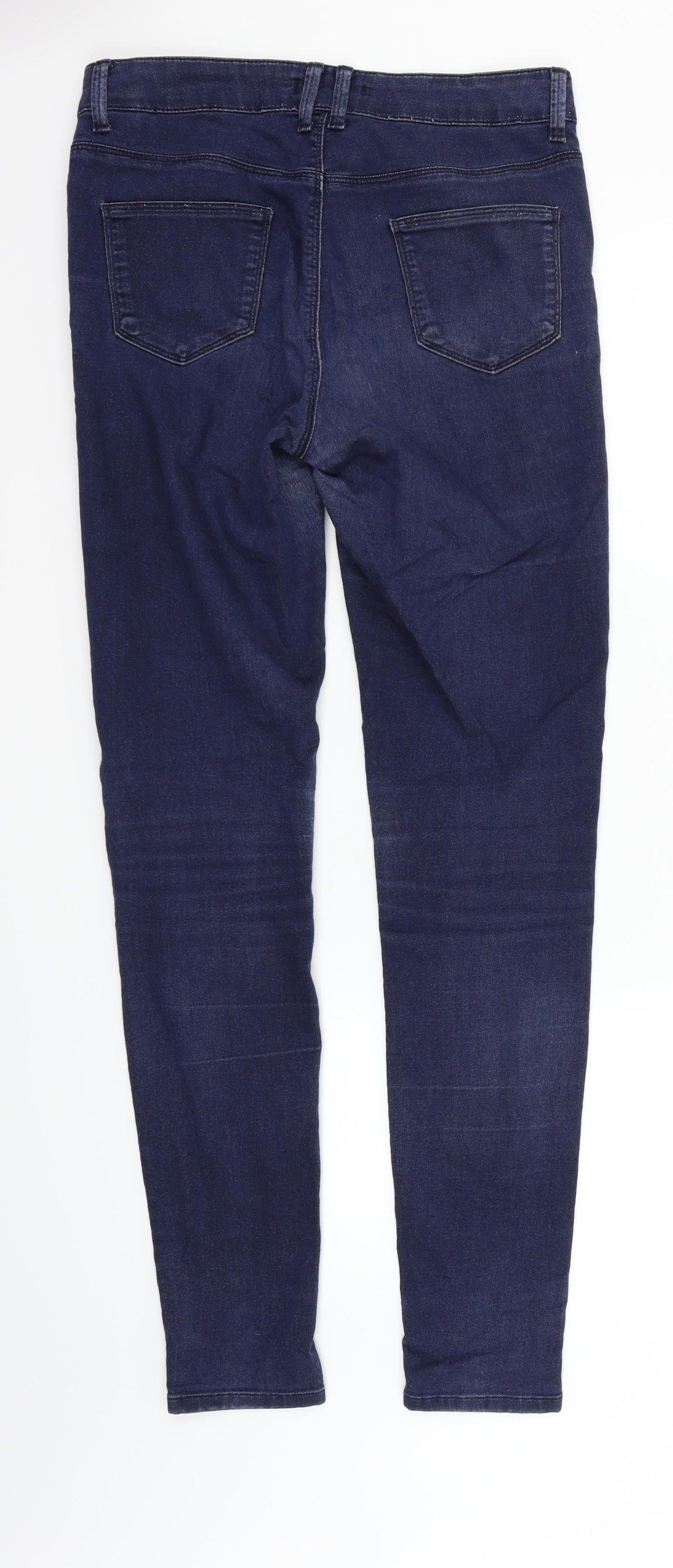 Marks and Spencer Womens Blue   Straight Jeans Size 10 L30 in