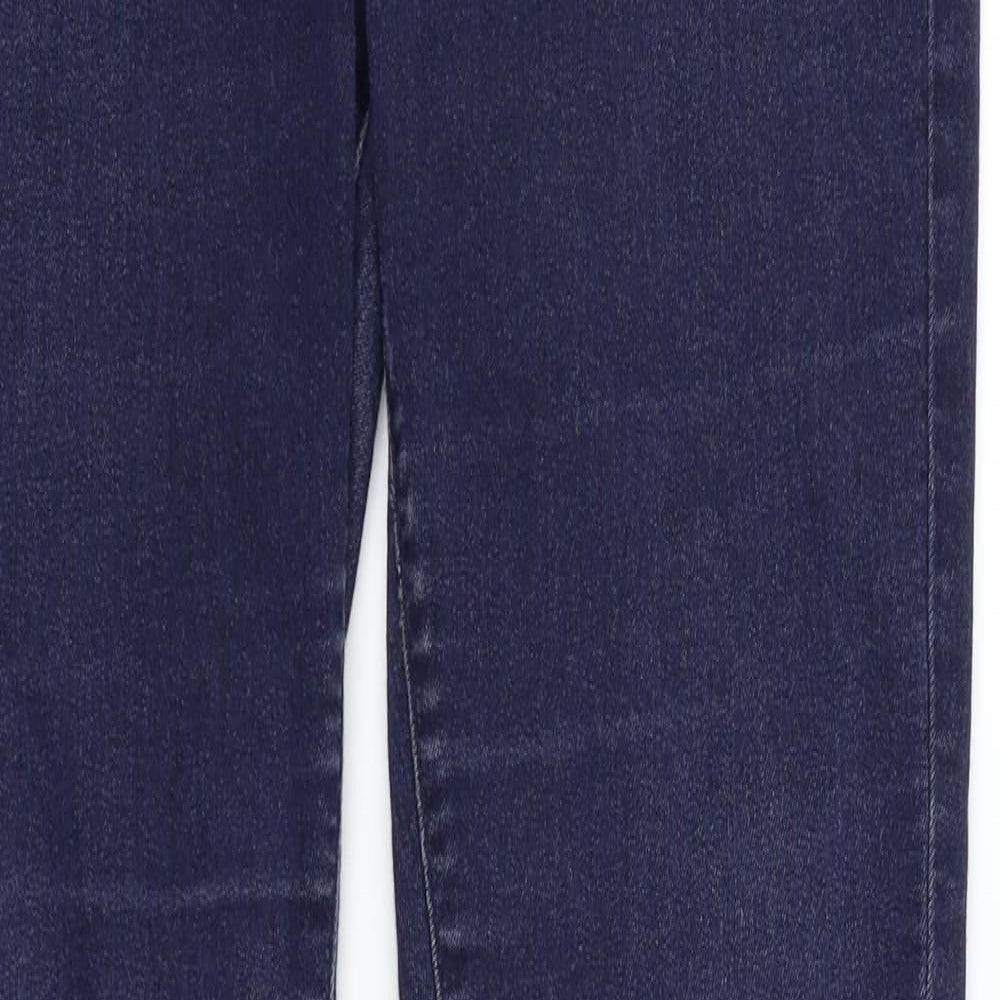 Marks and Spencer Womens Blue   Straight Jeans Size 10 L30 in