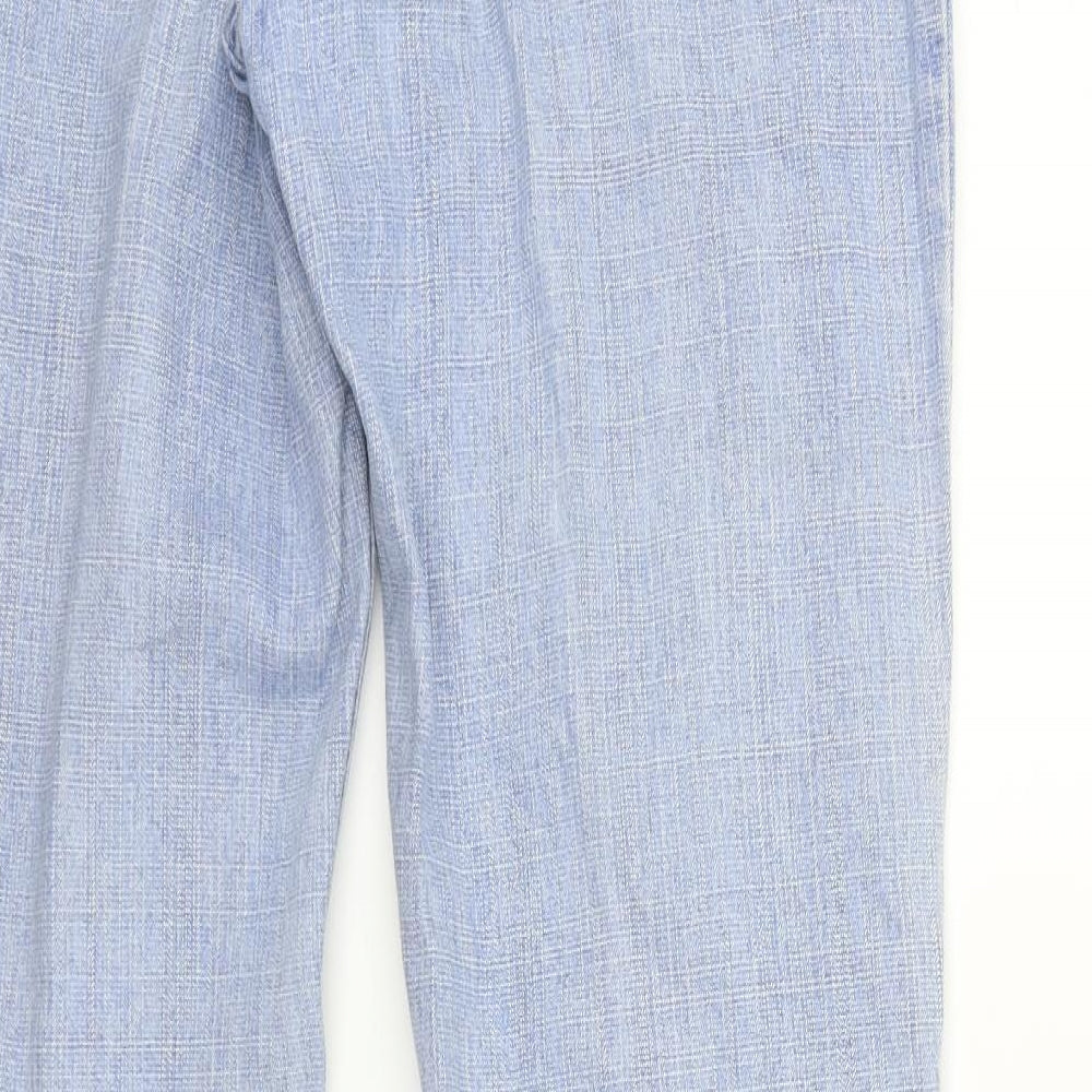 Marks and Spencer Womens Blue   Straight Jeans Size 14 L33 in