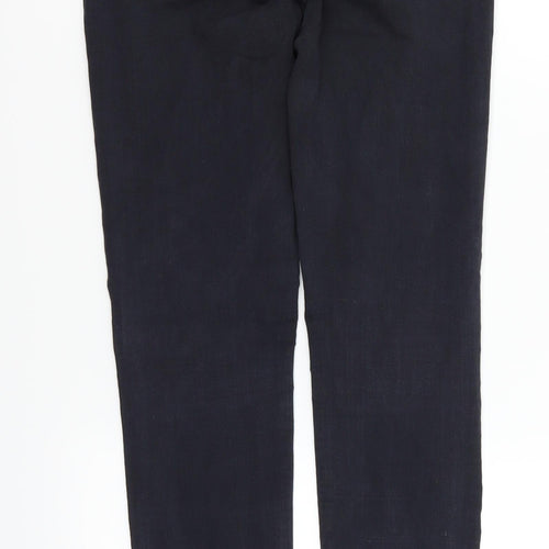 Topshop Womens Black   Straight Jeans Size S L32 in