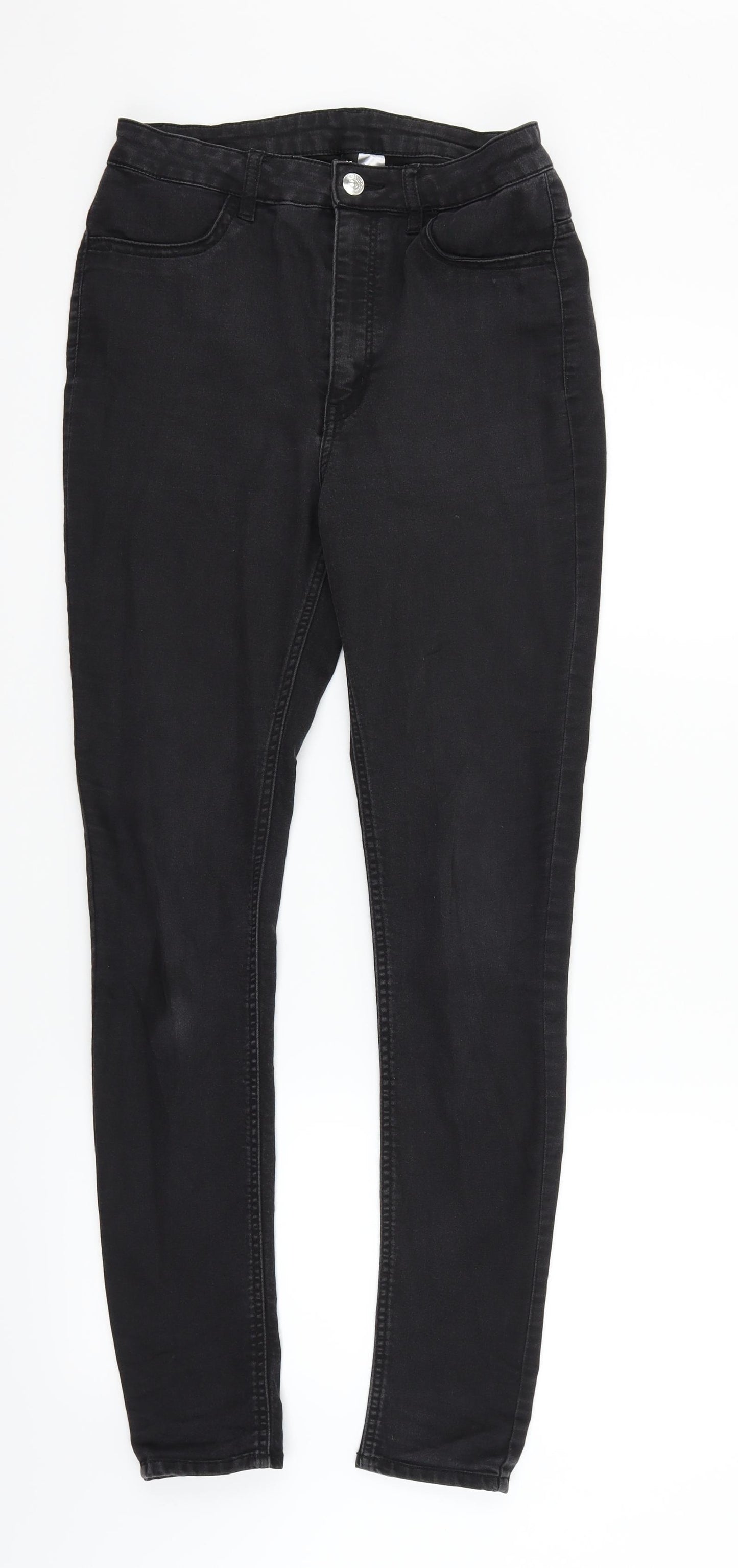 Divided Womens Black   Straight Jeans Size 12 L31 in