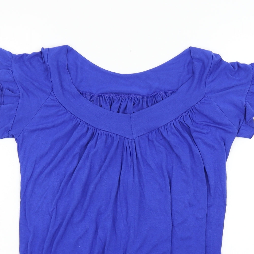 Preworn Womens Blue   Basic T-Shirt Size M