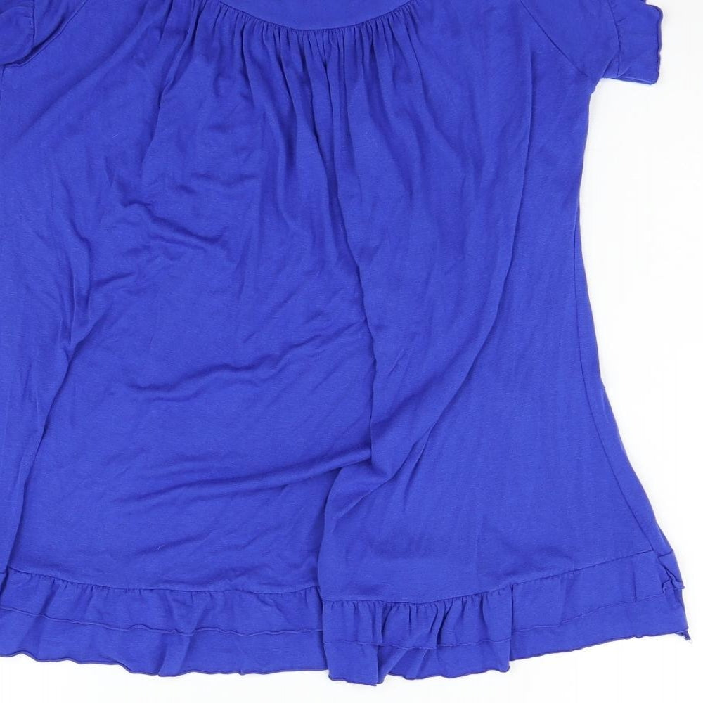 Preworn Womens Blue   Basic T-Shirt Size M