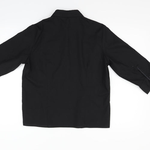 New Look Womens Black   Basic Button-Up Size 18
