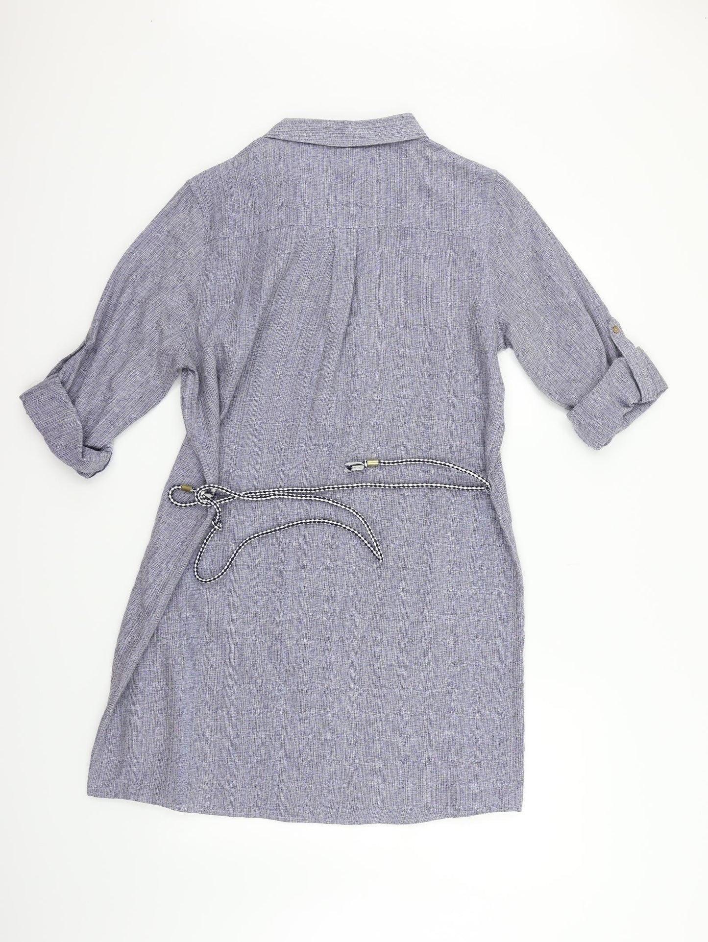 River Island Womens Blue   Fit & Flare  Size 12  - belt