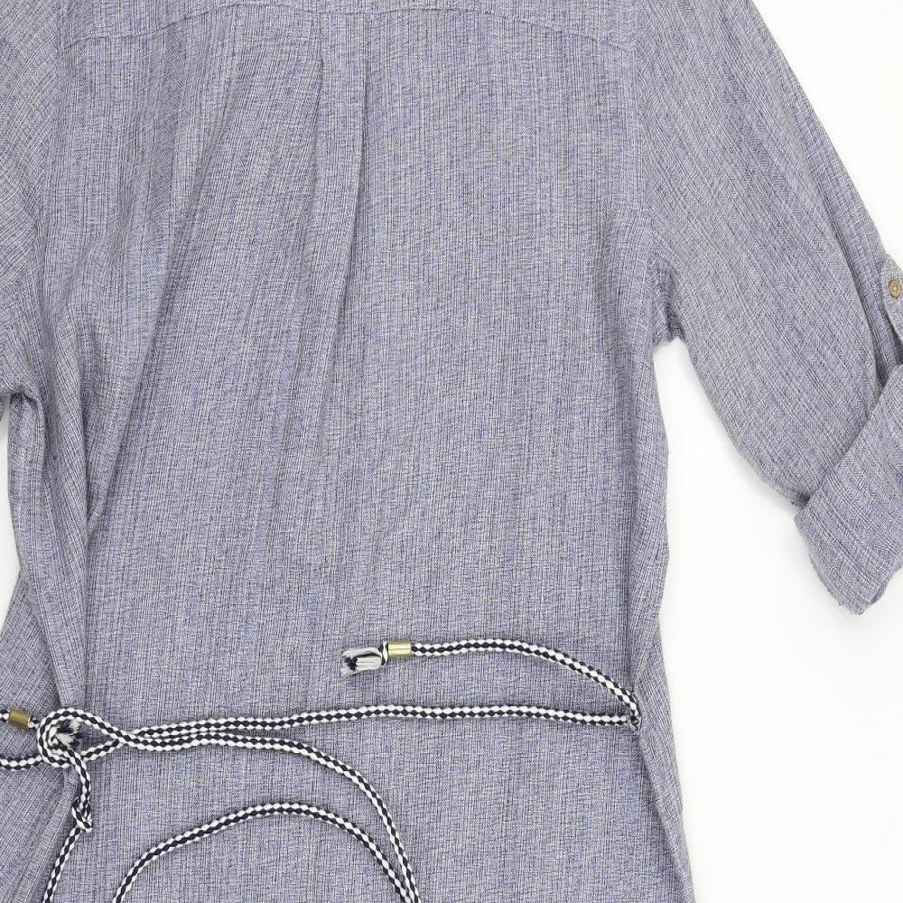 River Island Womens Blue   Fit & Flare  Size 12  - belt
