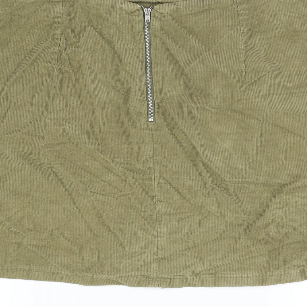 New Look Womens Green   Flare Skirt Size 16