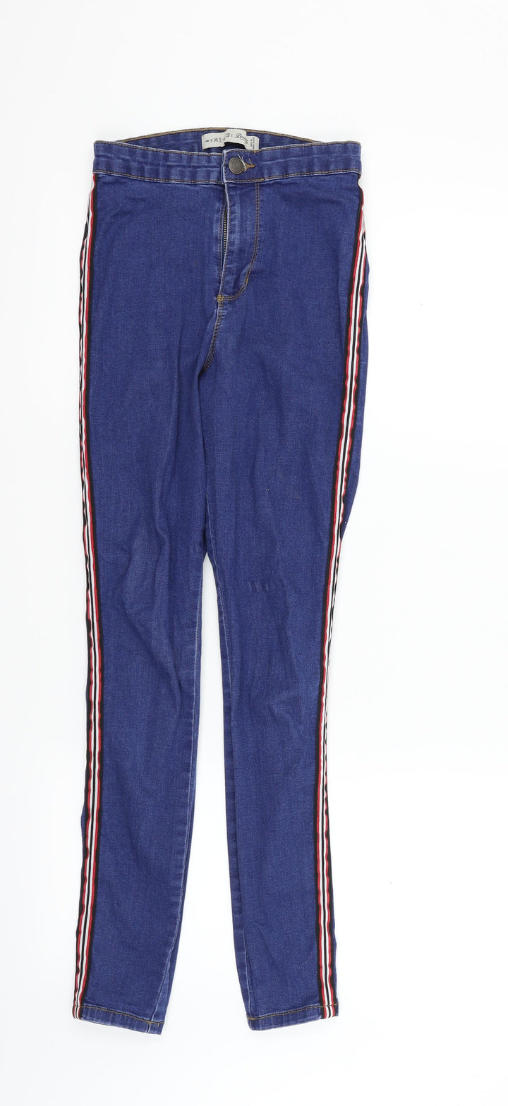 deniem & co Womens Blue   Straight Jeans Size 8 L30 in