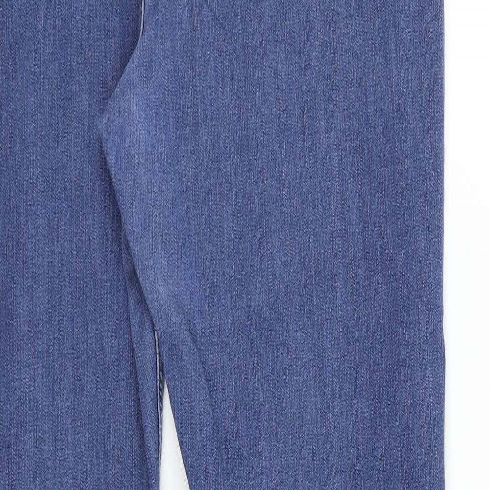 Marks and Spencer Womens Blue   Straight Jeans Size 18 L30 in