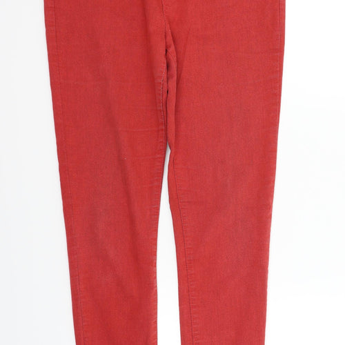 Dorothy Perkins Womens Red   Trousers  Size 12 L31 in