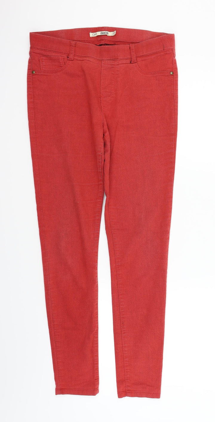 Dorothy Perkins Womens Red   Trousers  Size 12 L31 in
