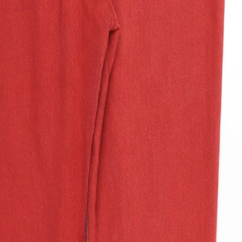 Dorothy Perkins Womens Red   Trousers  Size 12 L31 in