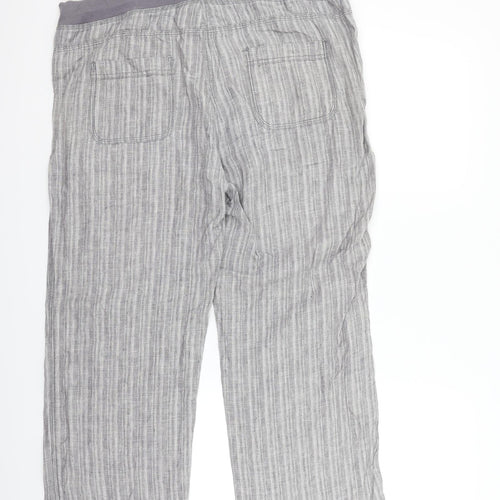 Marks and Spencer Womens Grey   Trousers  Size 14 L28 in