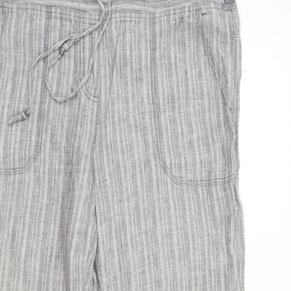 Marks and Spencer Womens Grey   Trousers  Size 14 L28 in
