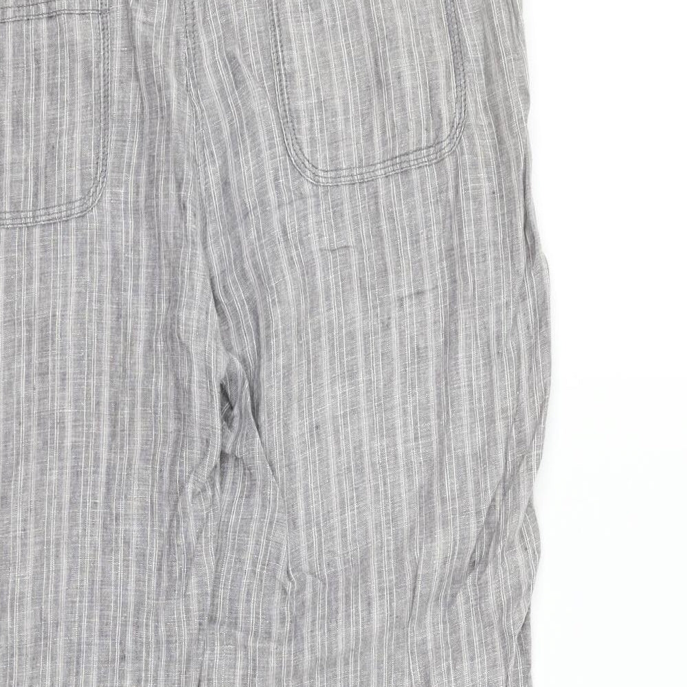 Marks and Spencer Womens Grey   Trousers  Size 14 L28 in