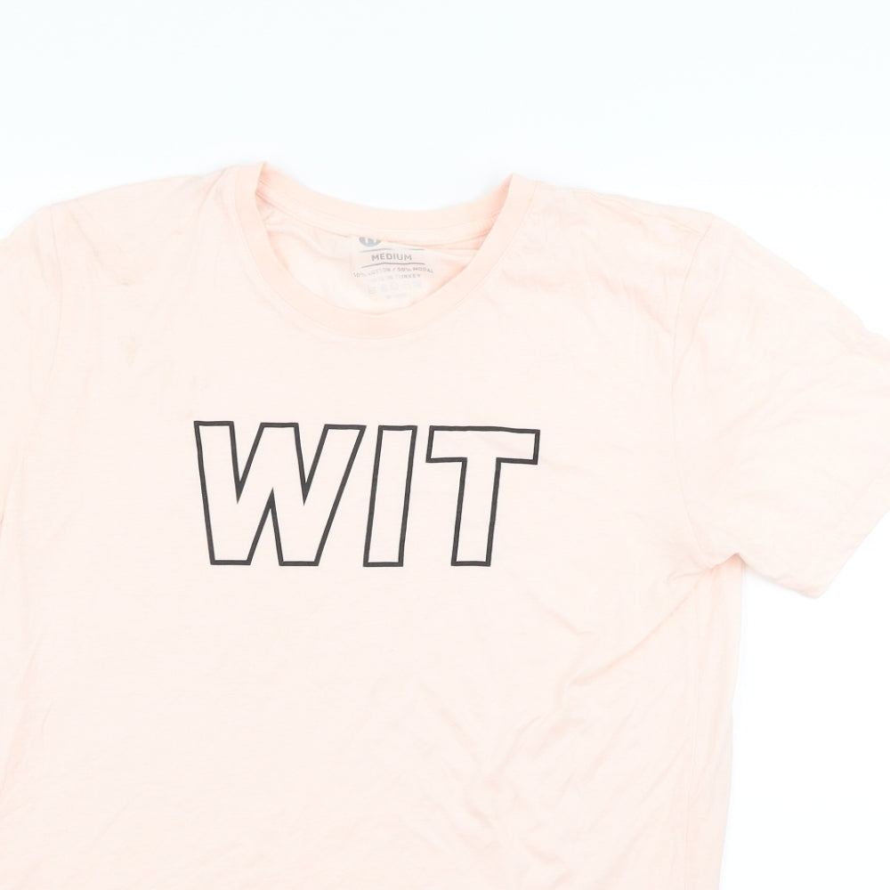 wit Womens Pink   Camisole T-Shirt Size M