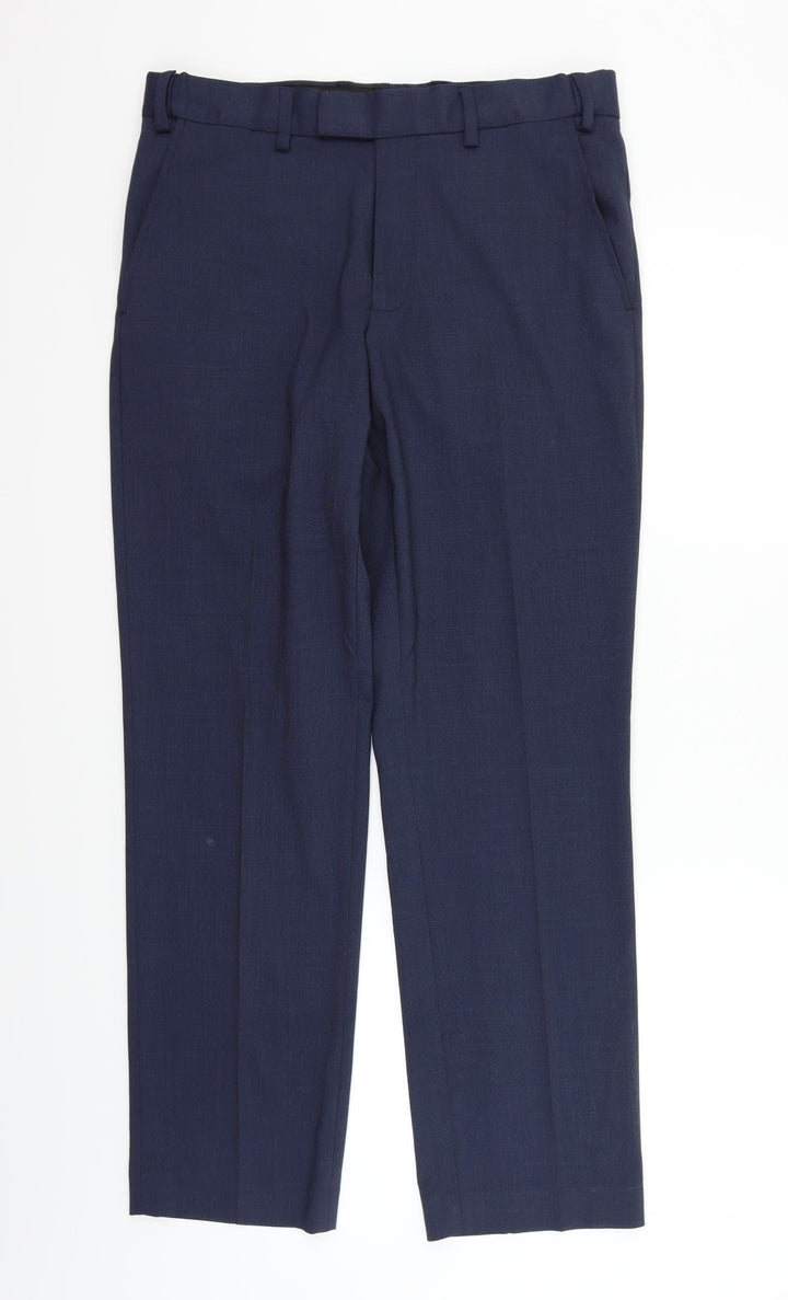 F&F Womens Blue Trousers Size 32 in L32 in