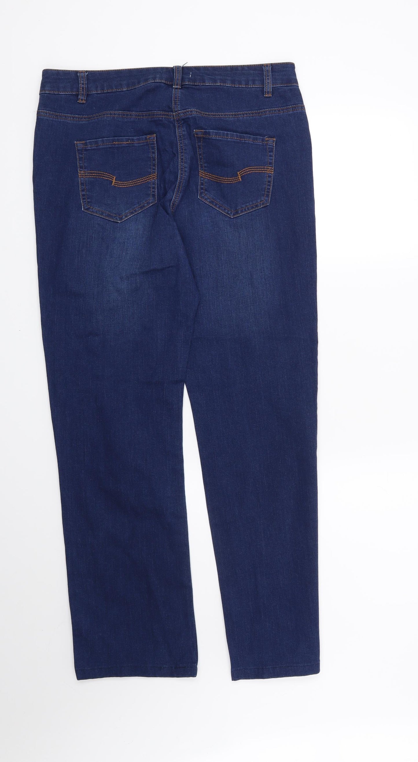TU Womens Blue   Straight Jeans Size 14 L29 in