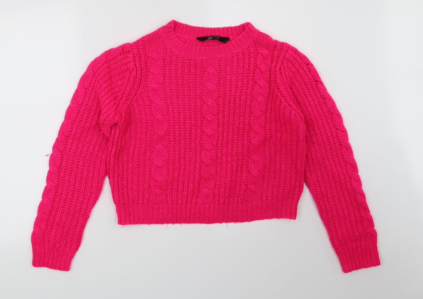 New Look Girls Pink   Pullover Jumper Size 14-15 Years