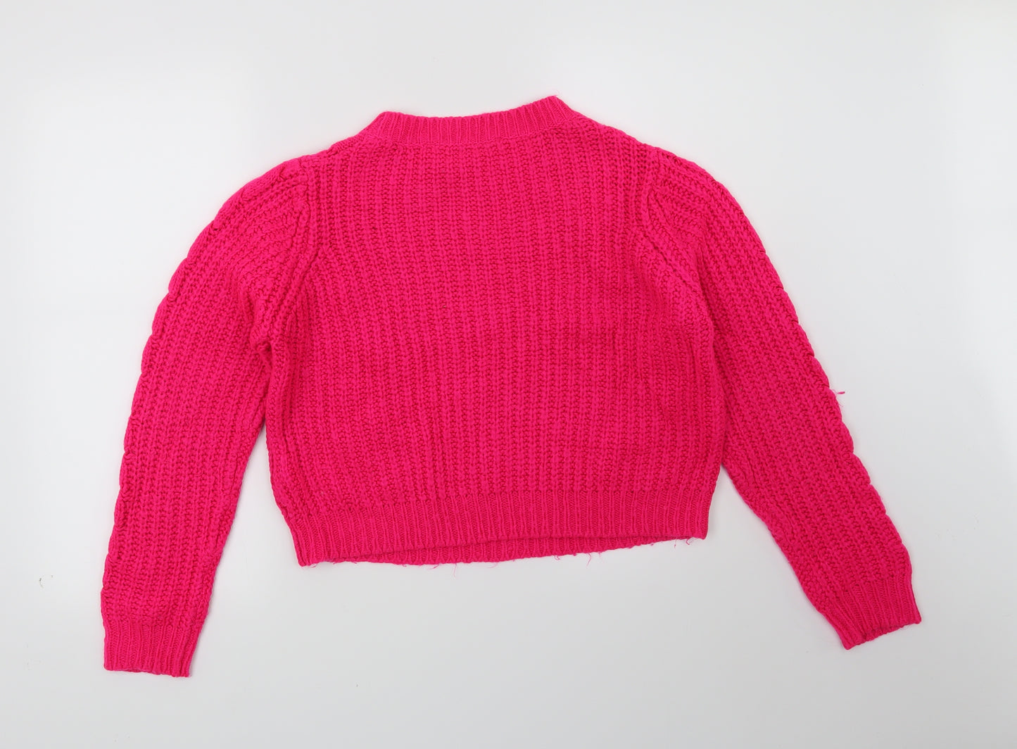 New Look Girls Pink   Pullover Jumper Size 14-15 Years