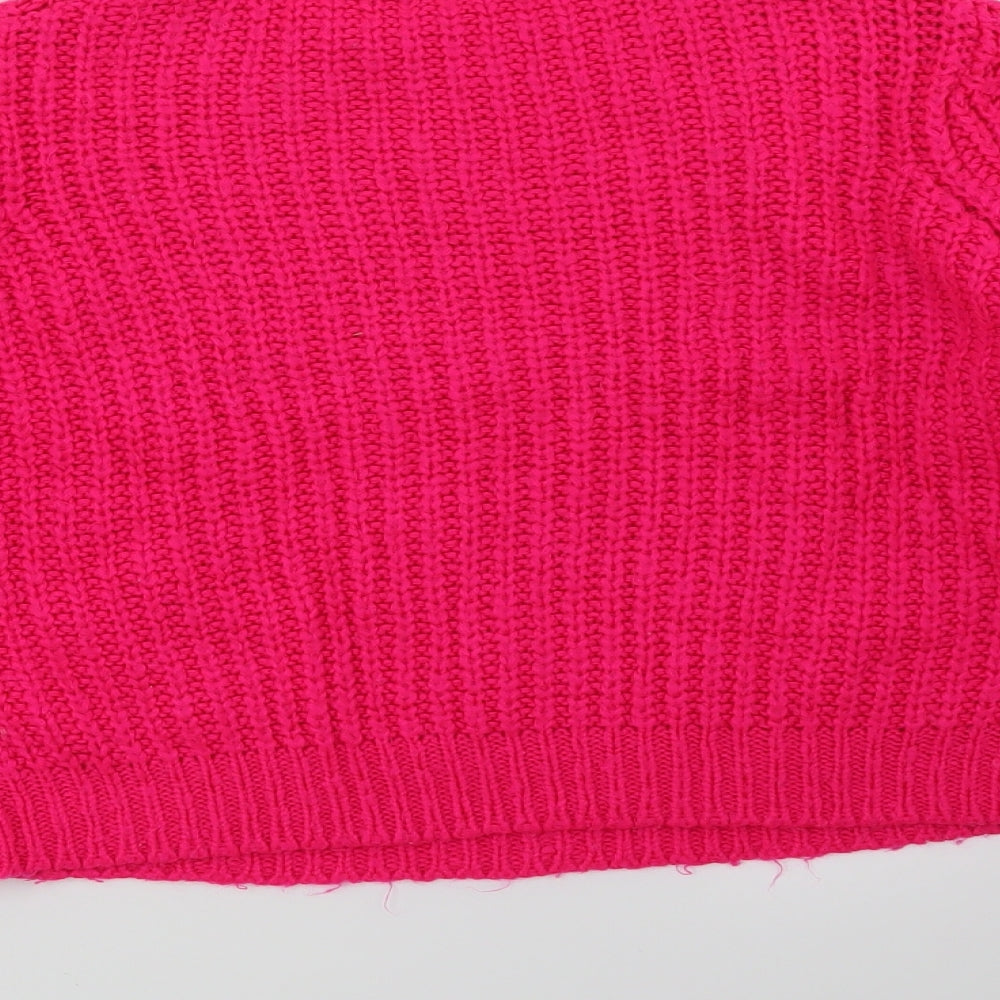 New Look Girls Pink   Pullover Jumper Size 14-15 Years