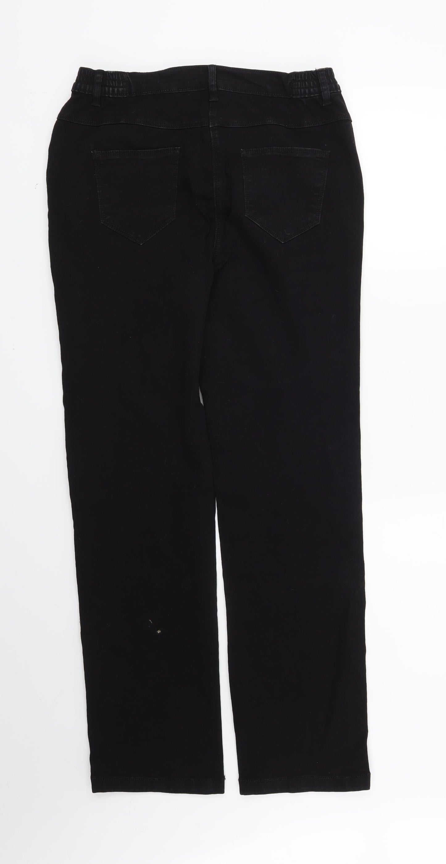 Bonmarché Womens Black   Straight Jeans Size 12 L29 in