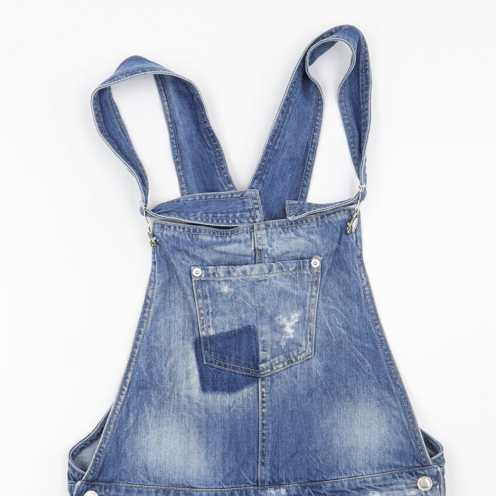 Stradivarius Womens Blue   Dungaree One-Piece Size 8