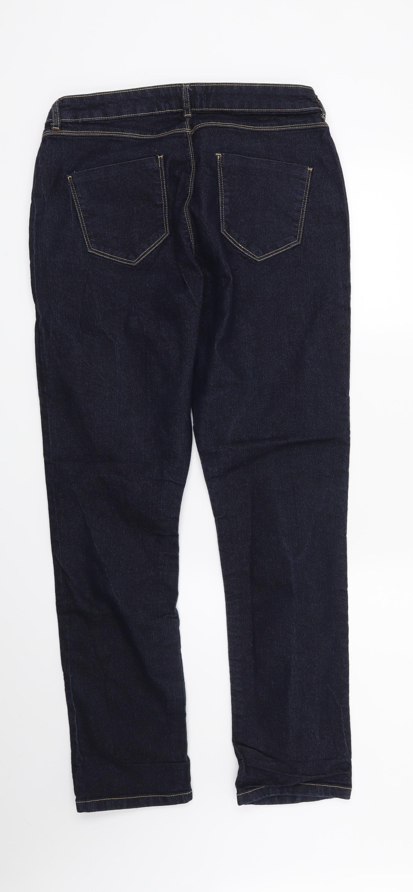 Dorothy Perkins Womens Blue   Straight Jeans Size 14 L29 in