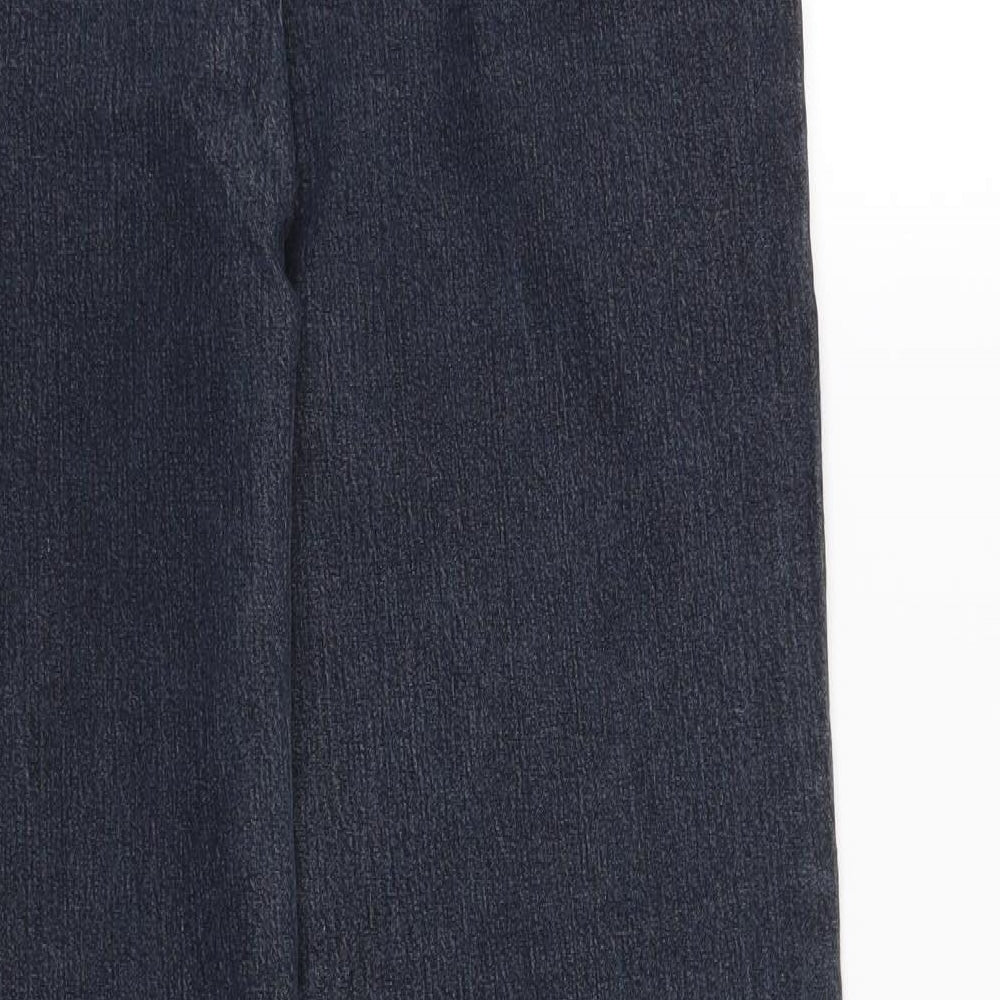 Bonmarché Womens Blue Floral  Straight Jeans Size 12 L27 in